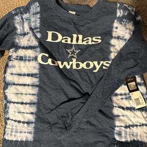 NFL Dallas Cowboys Long Sleeve Tie-Dye Top